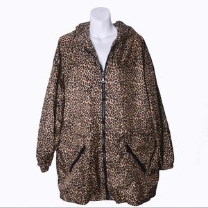 Shed Rain | Leopard Fashion Rain Jacket M/L